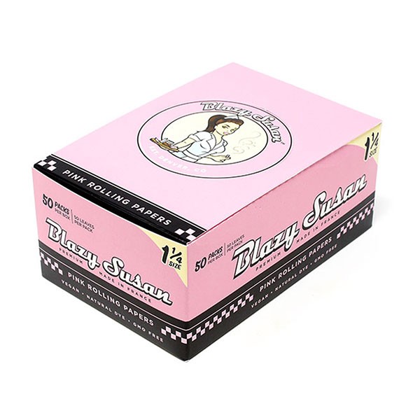 Blazy Susan Pink Rolling Papers 1 1/4 2個セット