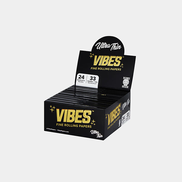 VIBES ULTRA THIN PAPERS KING SIZE SLIM WITH TIPS 2個セット